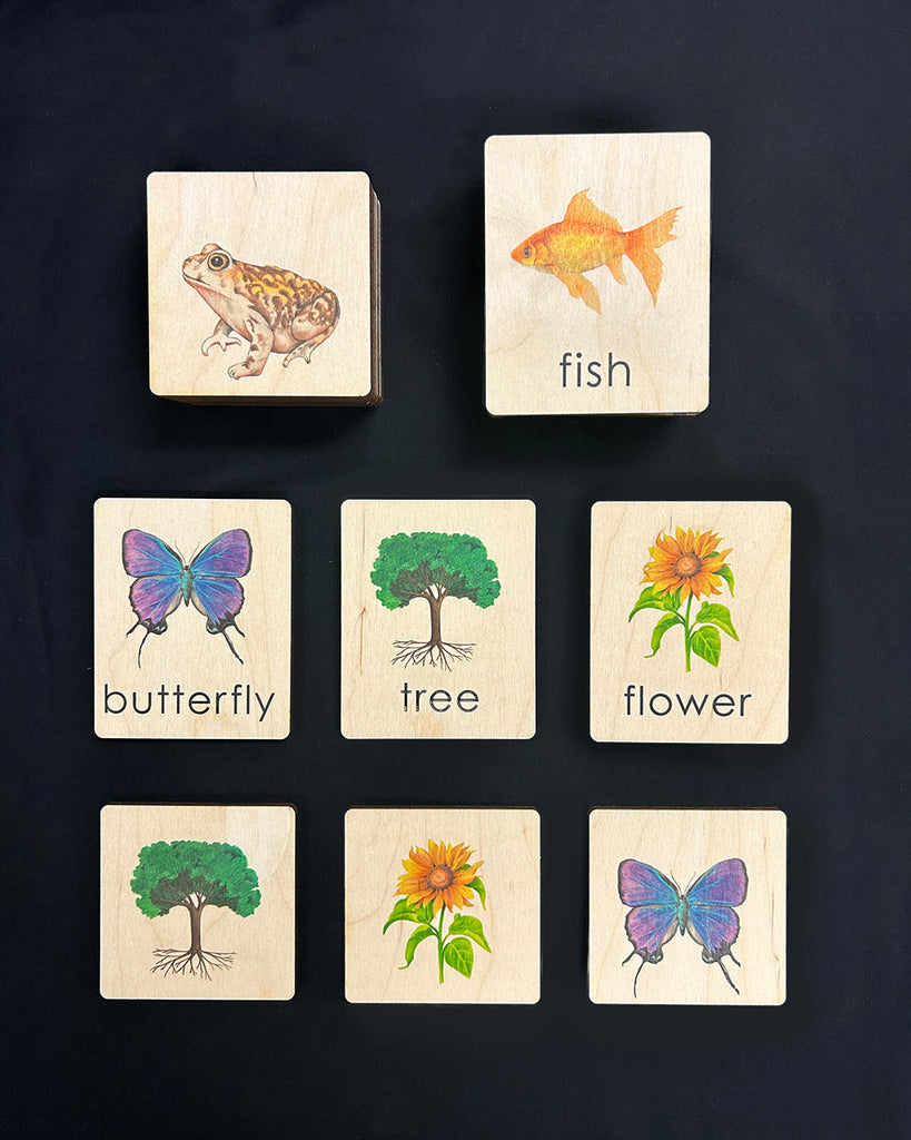 Nature Words Toddler Tiles