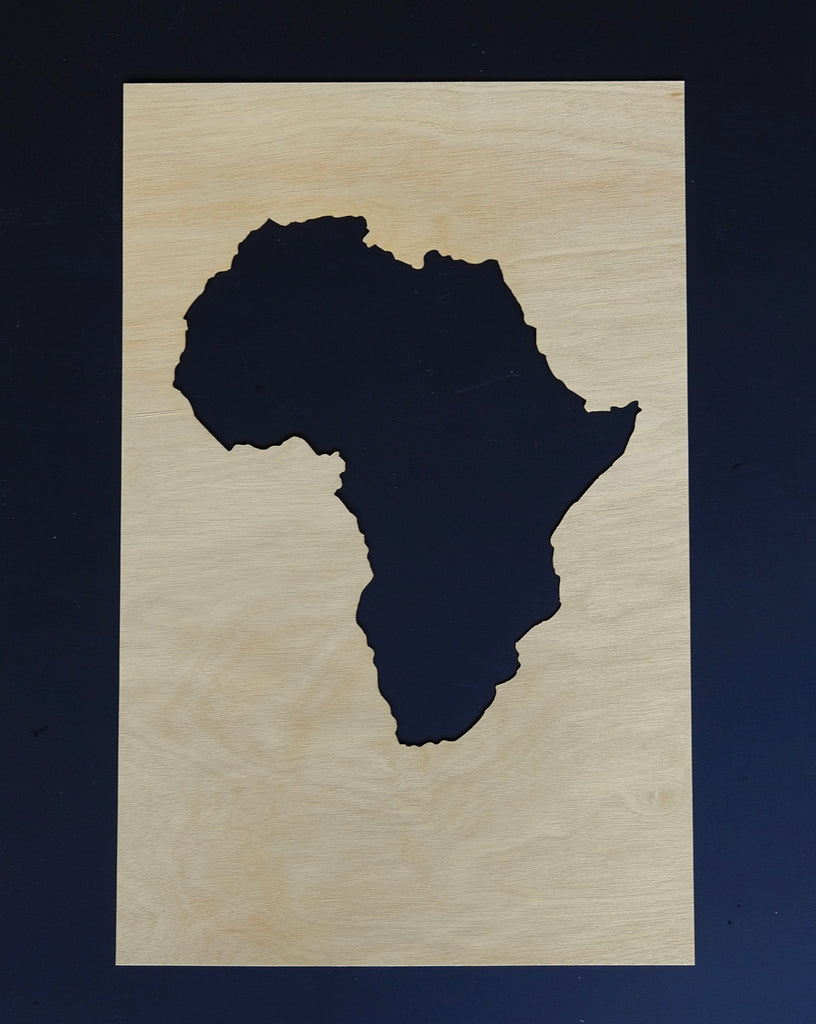 Africa Stencil