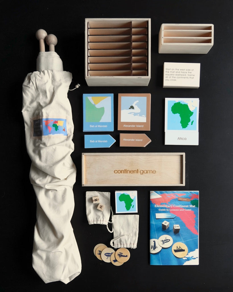 Elementary Continent Mat-Unpacked