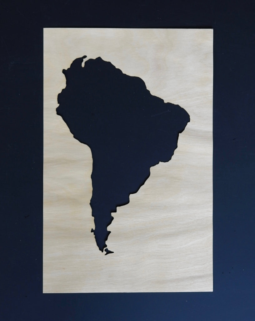 South America Stencil