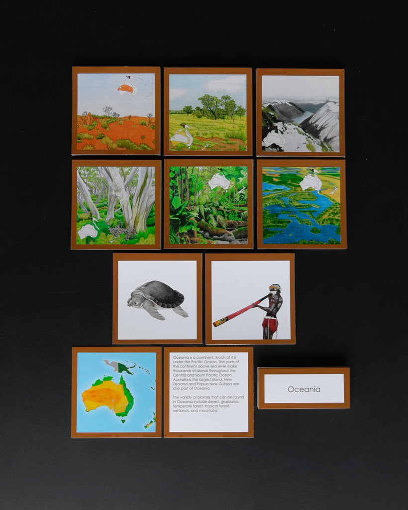 Oceania Biome Cards-Elementary