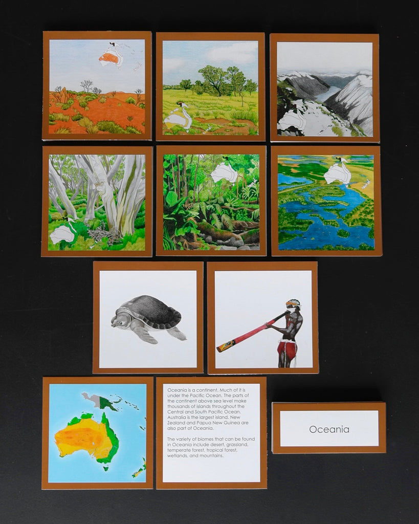 Oceania Biome Cards-Elementary