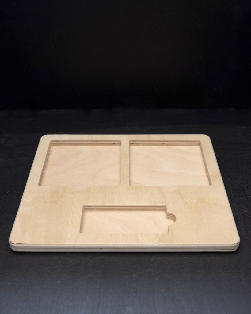 Three-Part Card Tray Cabinet